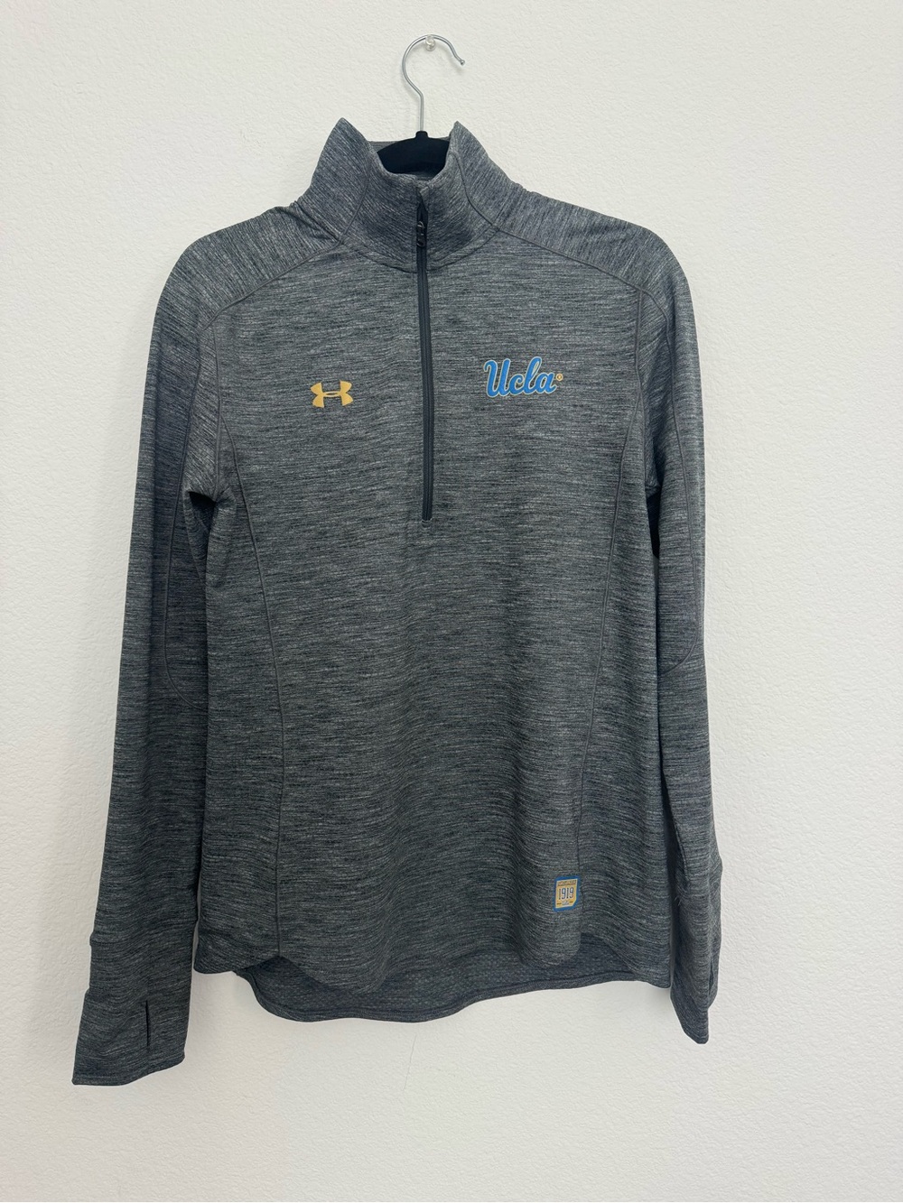 Under Armour Gray UCLA 1/4 Zip Performance Pullover